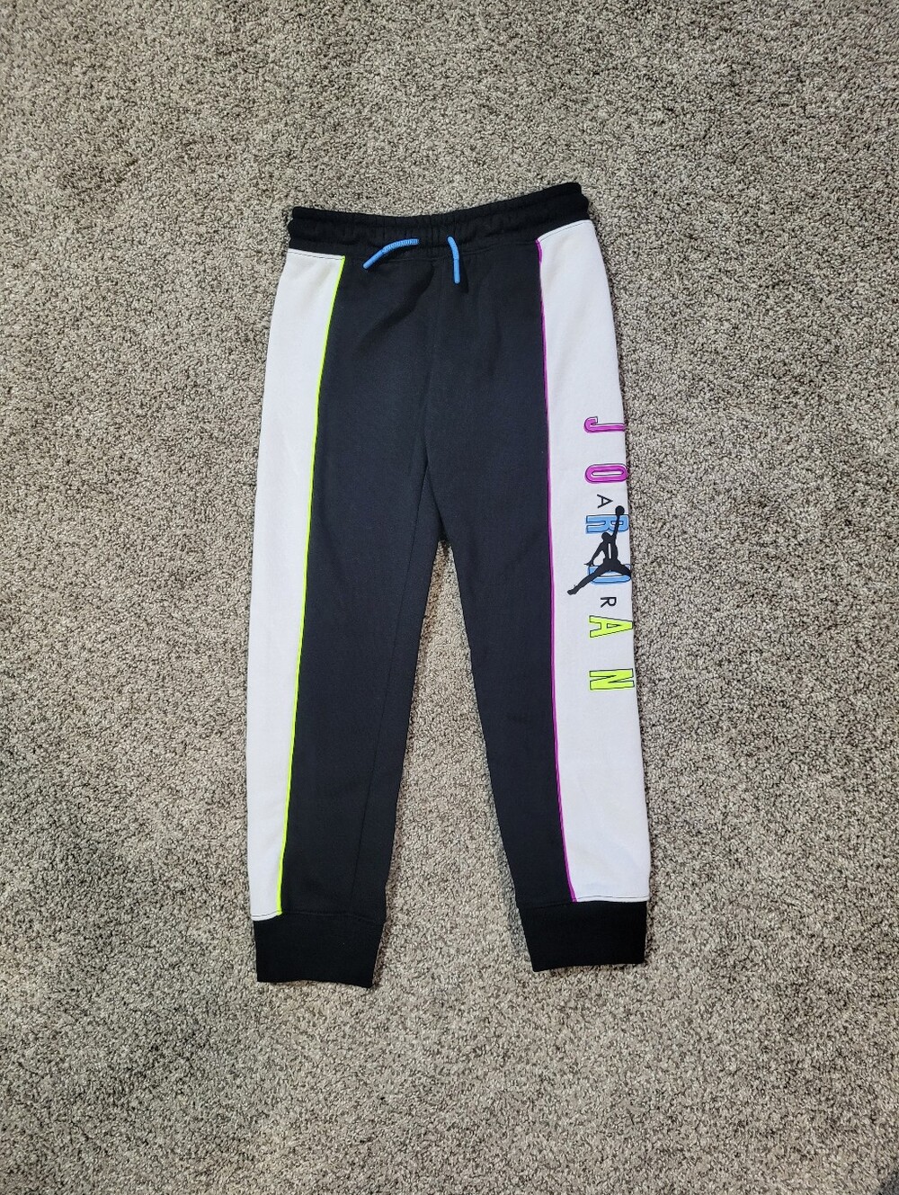 Air Jordan Girls Kids Size 6X [6-7 Yo] Jumpman Fleece Jogger Sweatpants Pants
